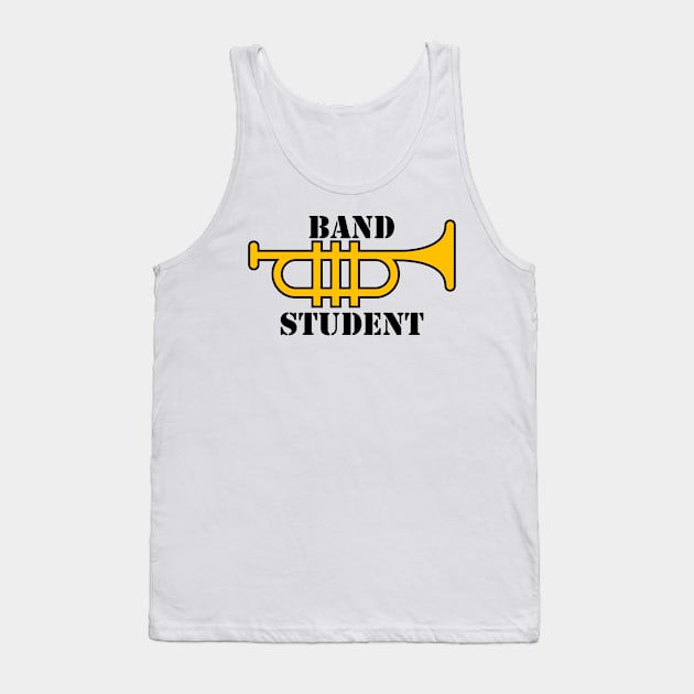 Band Student - Trumpet Tank Top by Shelf Reading Podcast